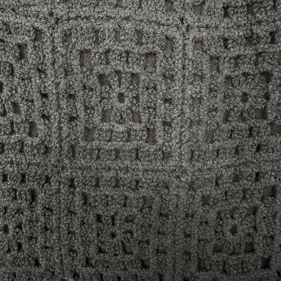 Vanilla Star Crochet Denim Shorts Women’s 28 Black Boho Festival Style V33095-3 - Picture 3 of 8